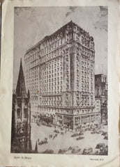 (Menu) Hotel St. Regis. New York. [1951].