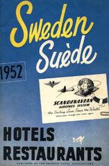 Sweden Suède Hotels Restaurants.  [1952].