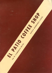 El Patio Coffee Shop, Santa Barbara. (ca. early 1960's). 