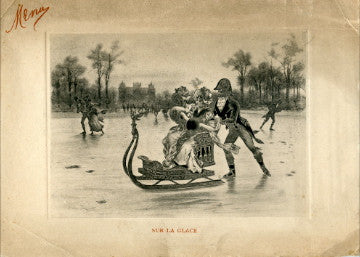 (Menu) (Paris)  (Ice Skating) Restaurant Marguery, Diner du 1st Octobre, 1903.