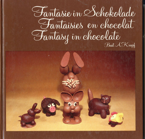 (Chocolate)  (Switzerland)  Fantasie in Schokolade.  By Beat A. Krapf.  [ca. 1980].
