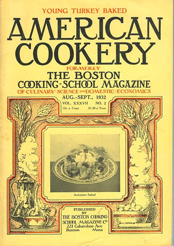 (Periodical) American Cookery. [Aug. - Sept., 1932].