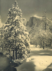 The Ahwahnee Hotel.  Yosemite National Park. Dinner. April 2, 1960.
