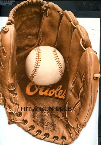 (Die-Cut Menu) Baltimore Orioles Hit and Run Club. [1979].