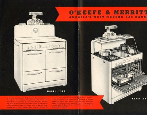 O'Keefe & Merritt Cook Book.  [1941].