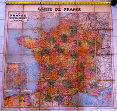 Map of France 1925