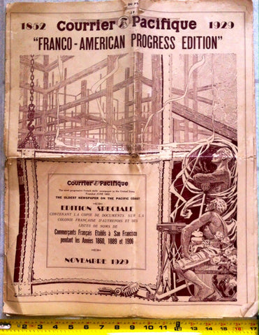 Le Courrier de Pacifique. San Francisco.  [1929].