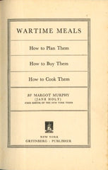 Wartime Meals 1942